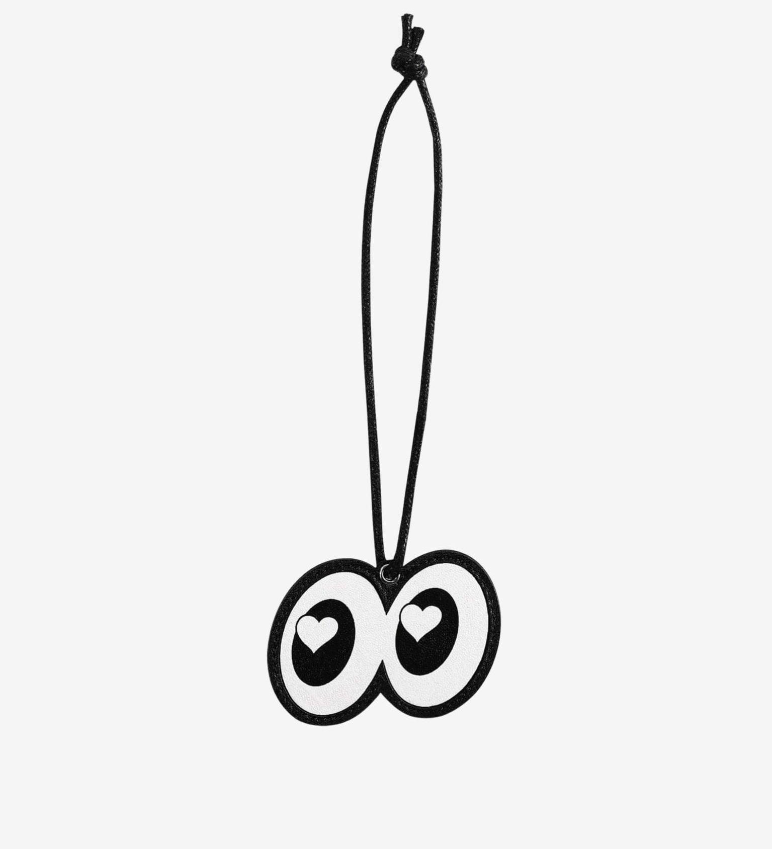 Aeriselle Wide-Eyed Leather Bagcharm – Playful, Bold & Eye-Catching