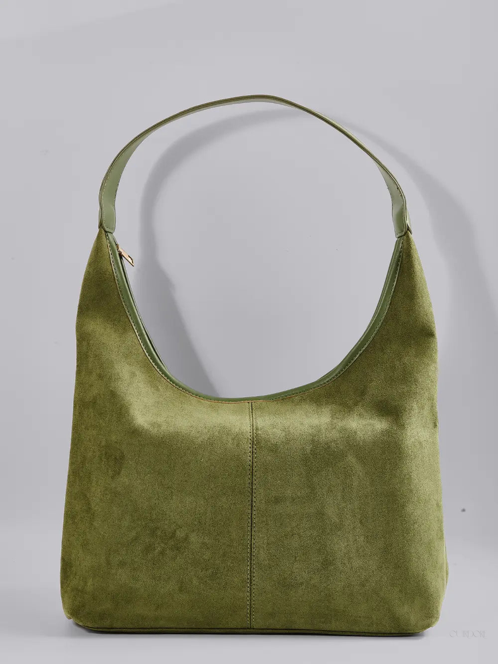 Black Minimalist Hobo Shoulder Bag