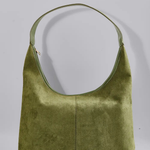 Black Minimalist Hobo Shoulder Bag