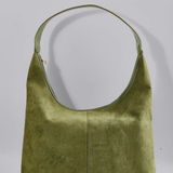Black Minimalist Hobo Shoulder Bag