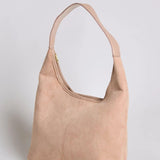 Black Minimalist Hobo Shoulder Bag