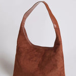 Black Minimalist Hobo Shoulder Bag