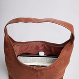 Black Minimalist Hobo Shoulder Bag
