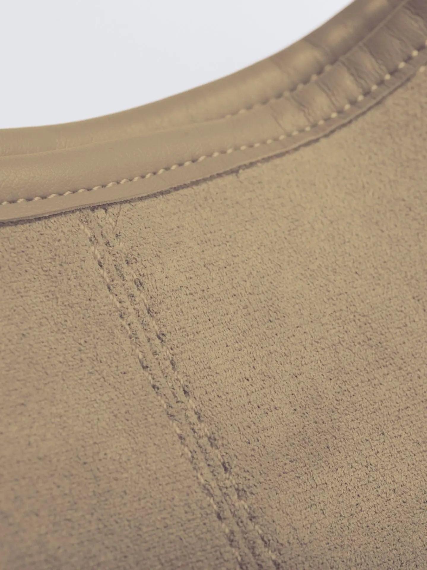 Black Minimalist Hobo Shoulder Bag