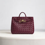 Black Woven Midi Leather Tote Bag – Effortless Elegance & Timeless Appeal
