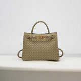 Black Woven Midi Leather Tote Bag – Effortless Elegance & Timeless Appeal