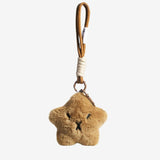 Brivana Fuzzy Star Plush BagCharm – Cozy, Cute & Playful Accessory