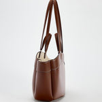 Brown Leather Shopper Bag – Elegant & Practical
