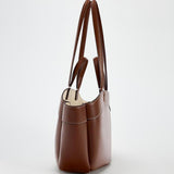 Brown Leather Shopper Bag – Elegant & Practical