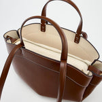Brown Leather Shopper Bag – Elegant & Practical