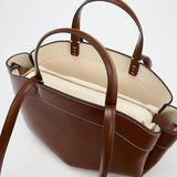 Brown Leather Shopper Bag – Elegant & Practical
