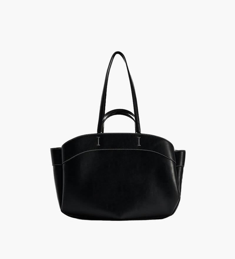 Brown Leather Shopper Bag – Elegant & Practical