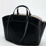 Brown Leather Shopper Bag – Elegant & Practical