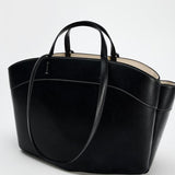 Brown Leather Shopper Bag – Elegant & Practical