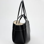 Brown Leather Shopper Bag – Elegant & Practical