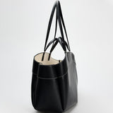 Brown Leather Shopper Bag – Elegant & Practical