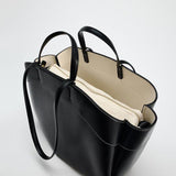 Brown Leather Shopper Bag – Elegant & Practical