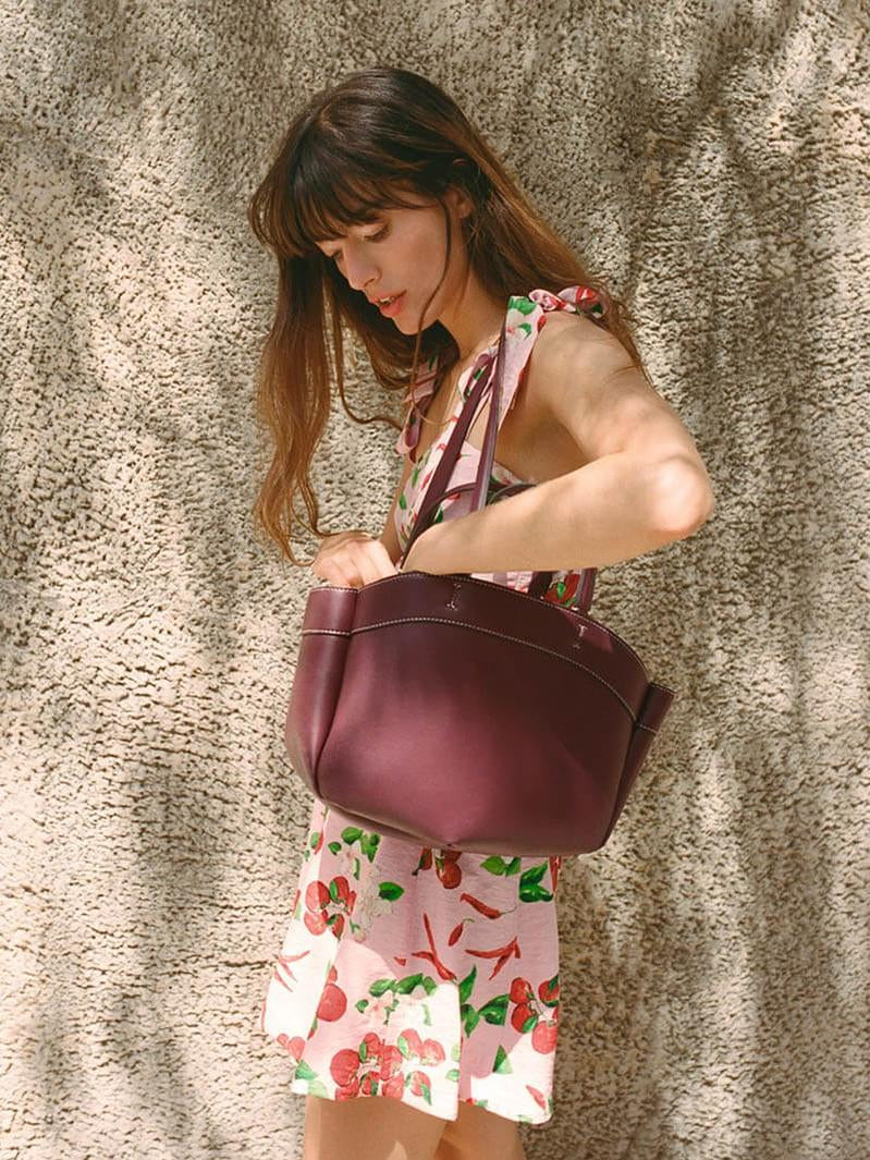 Brown Leather Shopper Bag – Elegant & Practical