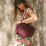 Brown Leather Shopper Bag – Elegant & Practical