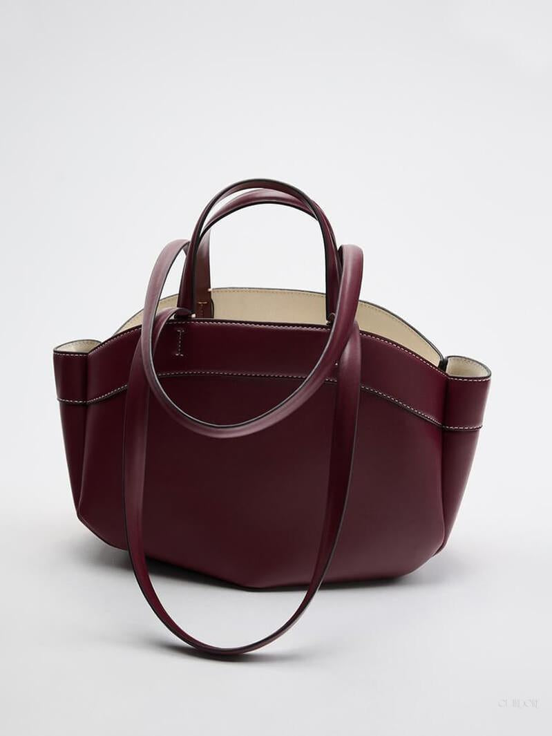 Brown Leather Shopper Bag – Elegant & Practical