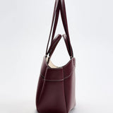 Brown Leather Shopper Bag – Elegant & Practical