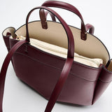 Brown Leather Shopper Bag – Elegant & Practical