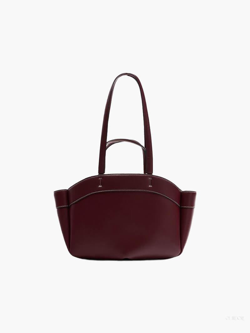 Brown Leather Shopper Bag – Elegant & Practical