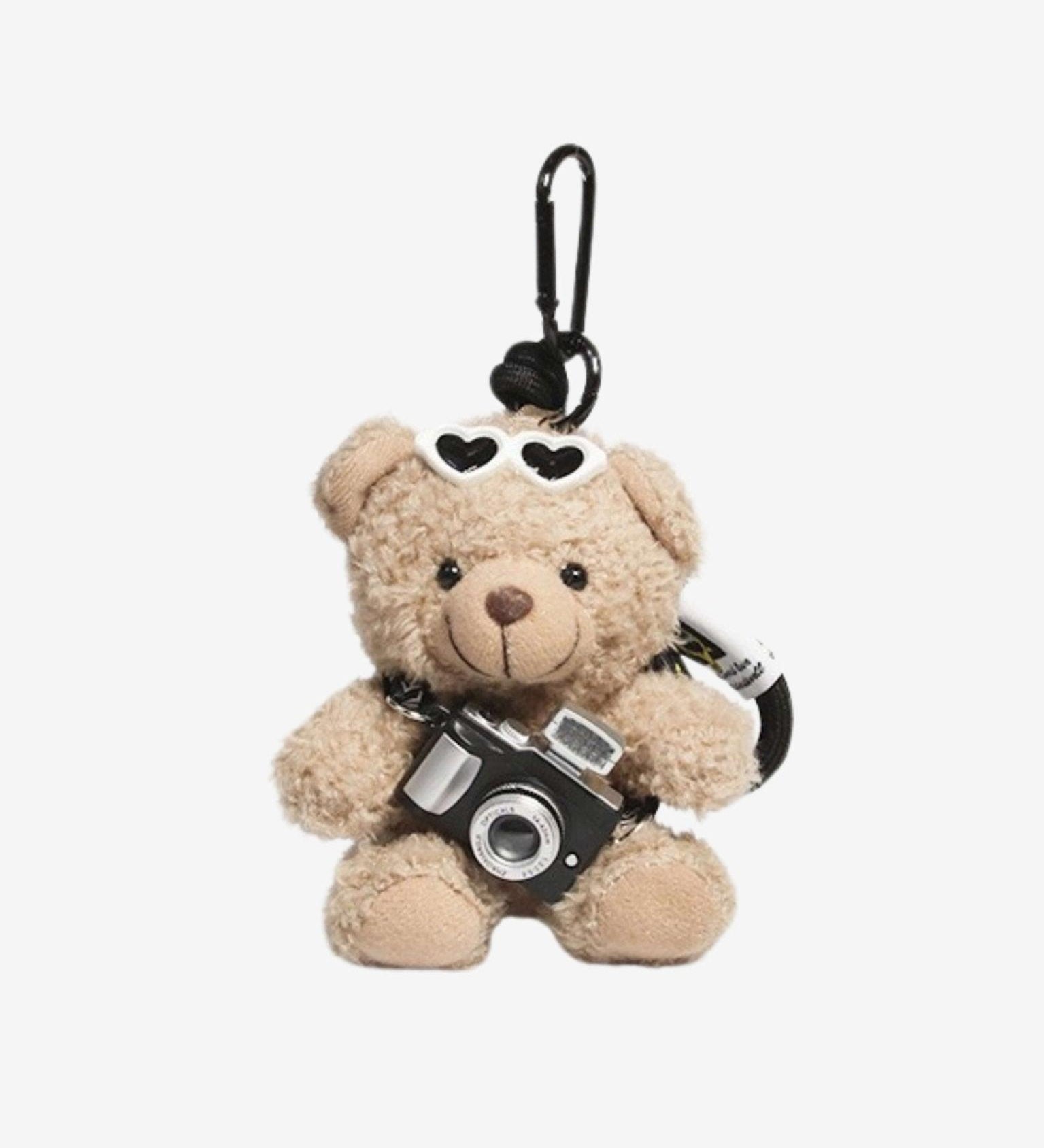 Cyrene Camera Teddy Plush Bagcharm – Adorable, Trendy & Fun Accessory