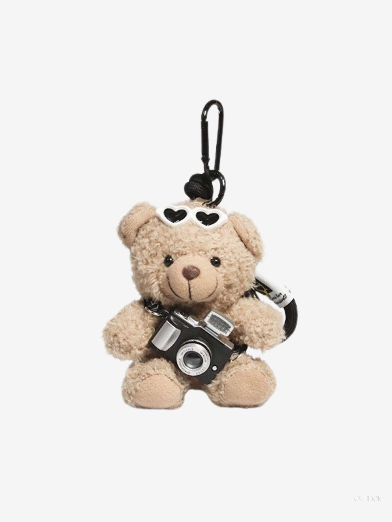 Cyrene Camera Teddy Plush Bagcharm – Adorable, Trendy & Fun Accessory