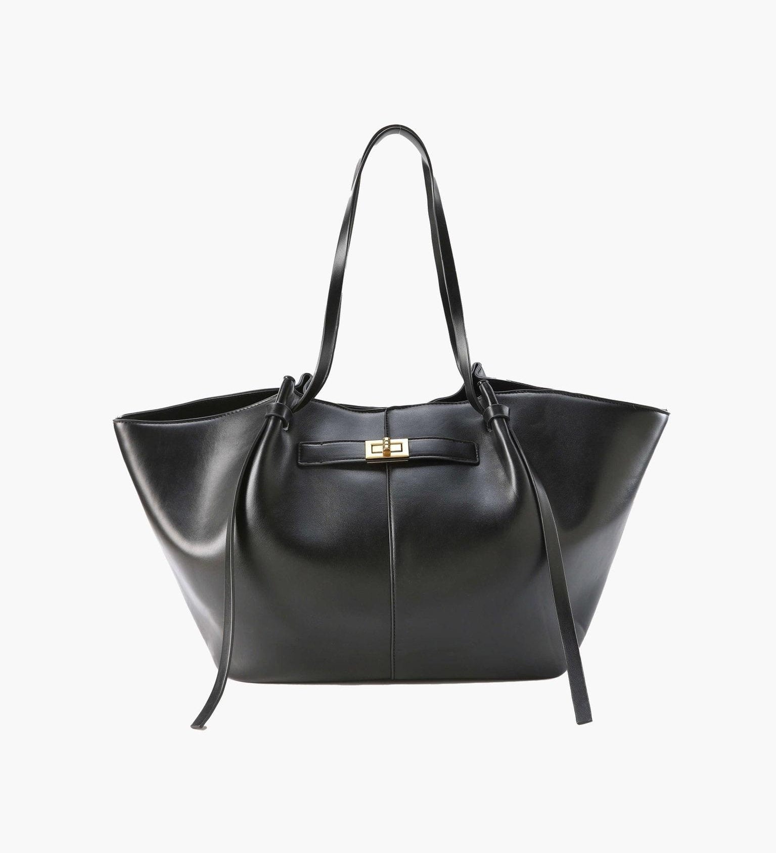 Elegant Structured Shopper Tote — Sophisticated space for your everyday