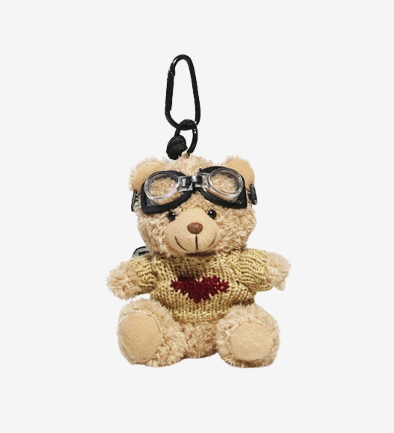 Faelora Aviator Teddy Plush Bagcharm – Adventurous, Cute & Stylish