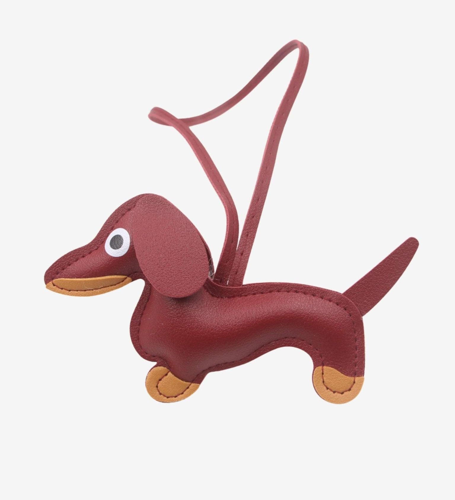 Gaelith Dachshund Leather Bagcharm – Cute & Stylish Accessory