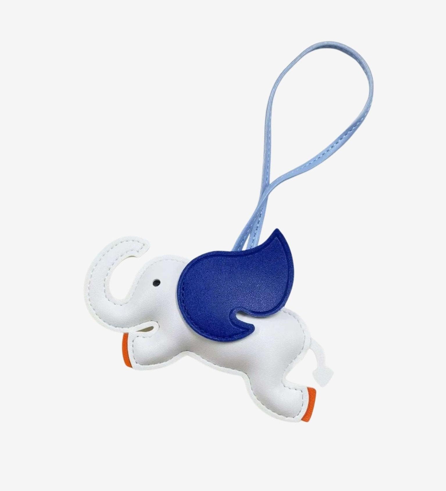 Luthien Flying Elephant Leather Bagcharm – Whimsical Elegance & Playful Luxury