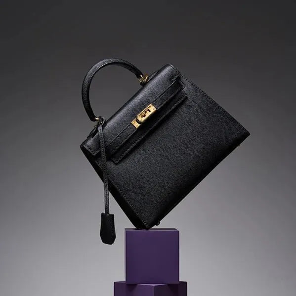 Luxury Top Handle Satchel Bag – Elegant Structured Handbag