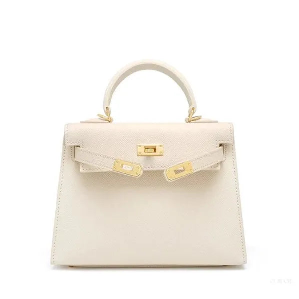 Luxury Top Handle Satchel Bag – Elegant Structured Handbag