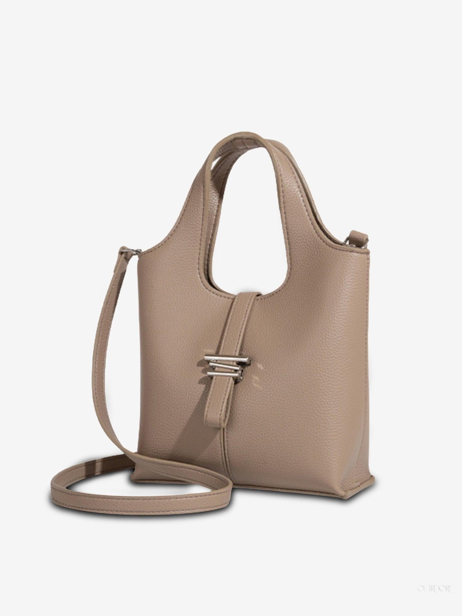 Minimalist Structured Crossbody Tote – Elegant Everyday Handbag