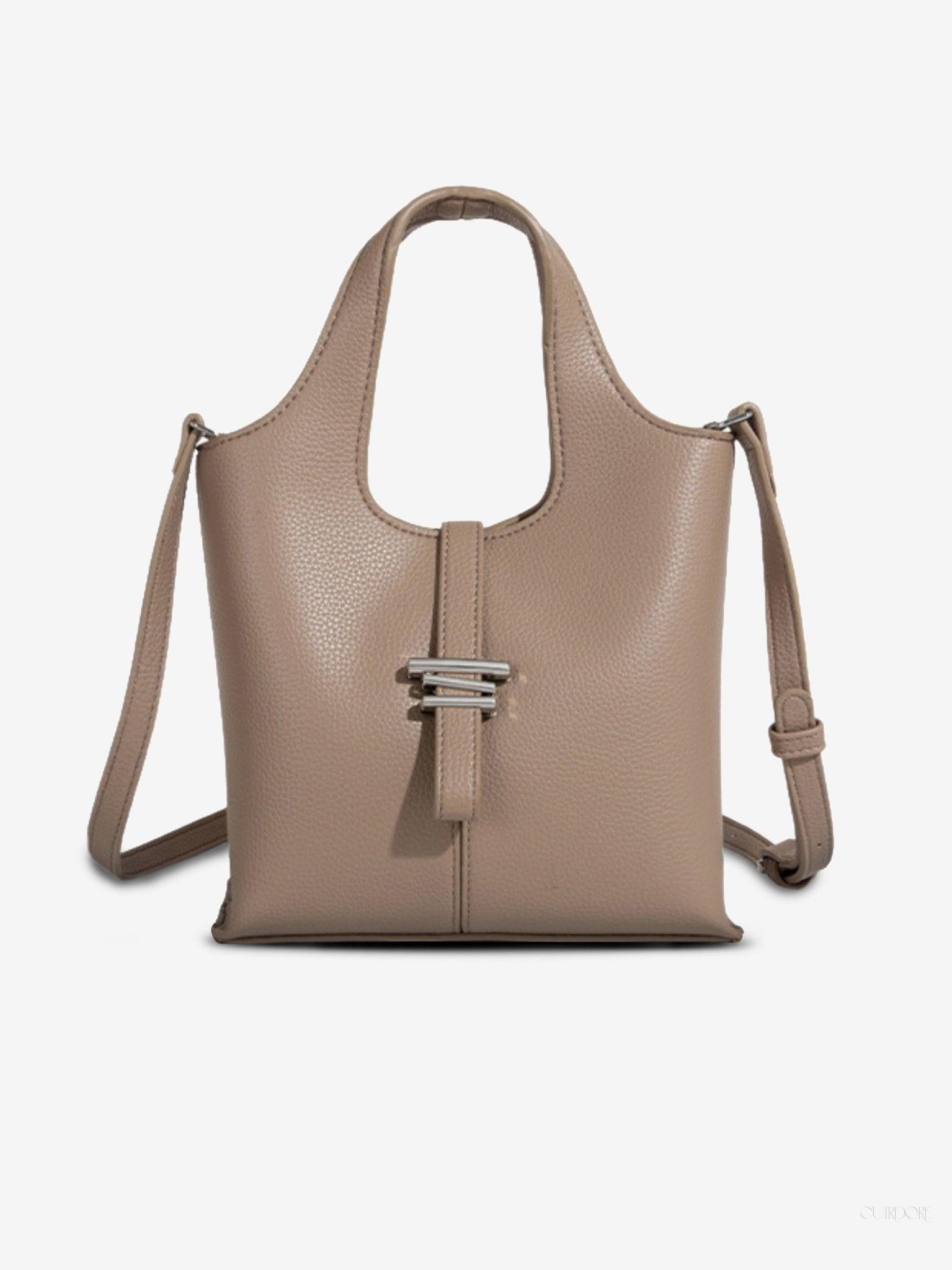 Minimalist Structured Crossbody Tote – Elegant Everyday Handbag
