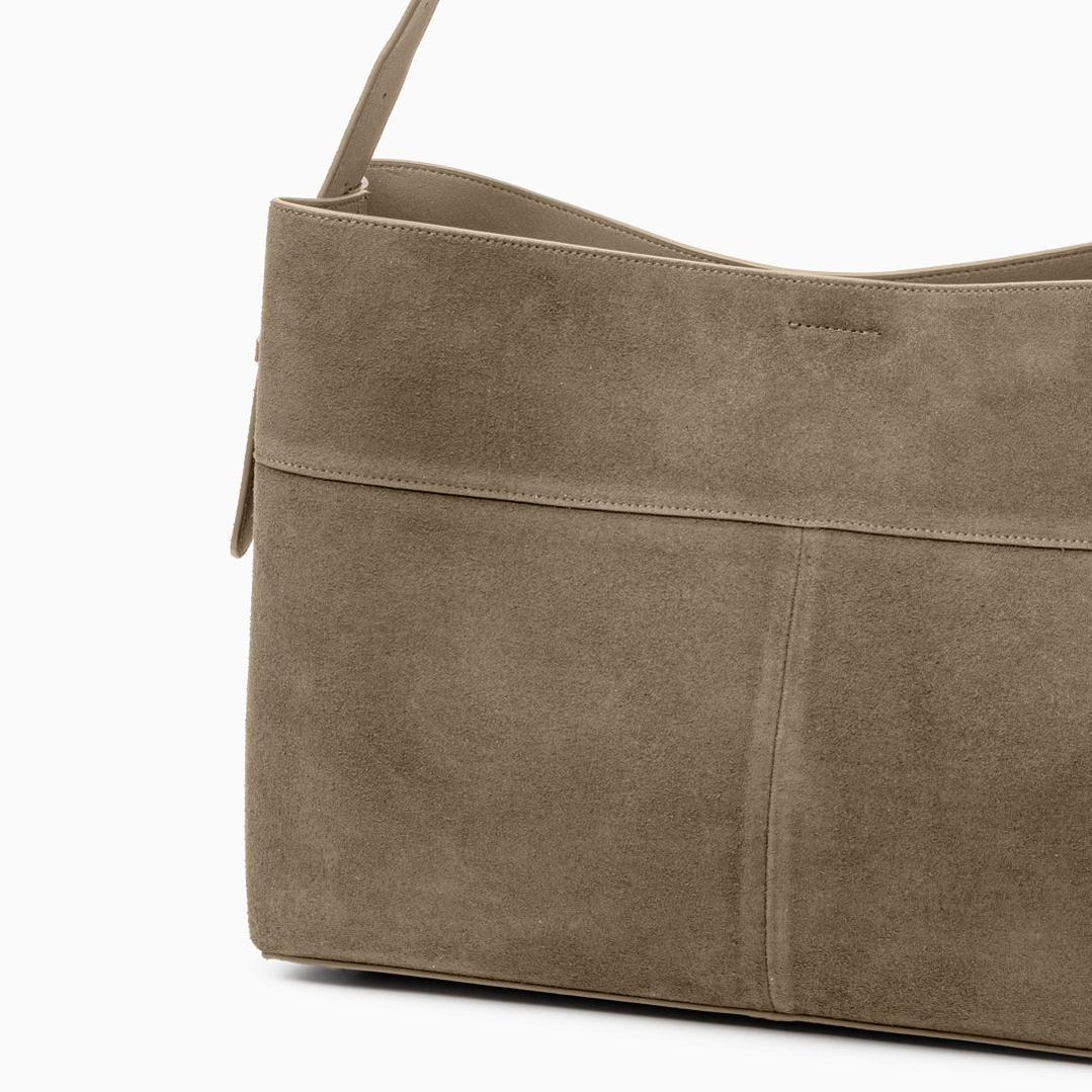 Minimalist Suede Handbag — Minimalist elegance for everyday use