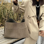 Minimalist Suede Handbag — Minimalist elegance for everyday use