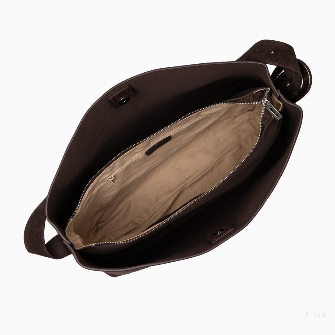 Minimalist Suede Handbag — Minimalist elegance for everyday use