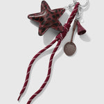 Nivelle Leopard Star Leather Bagcharm – Bold, Stylish & Unique