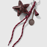 Nivelle Leopard Star Leather Bagcharm – Bold, Stylish & Unique