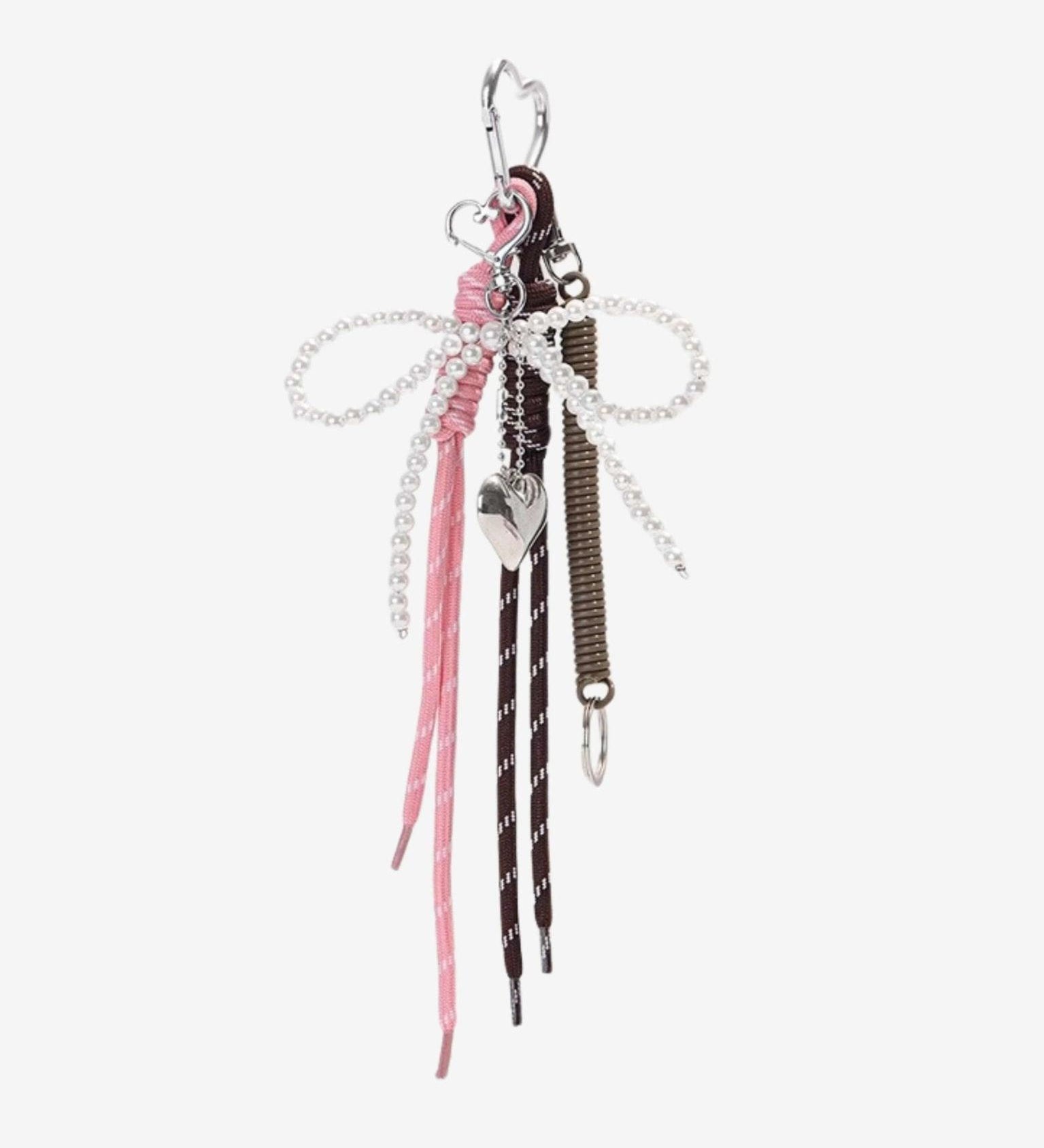 Oriantha Pearl Bow Bag Charm – Elegant, Feminine & Timeless