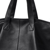 Oversized Leather Tote – Soft Structure & Everyday Carryall
