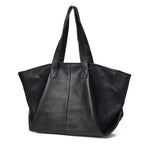 Oversized Leather Tote – Soft Structure & Everyday Carryall