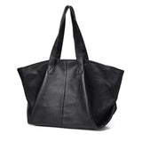 Oversized Leather Tote – Soft Structure & Everyday Carryall