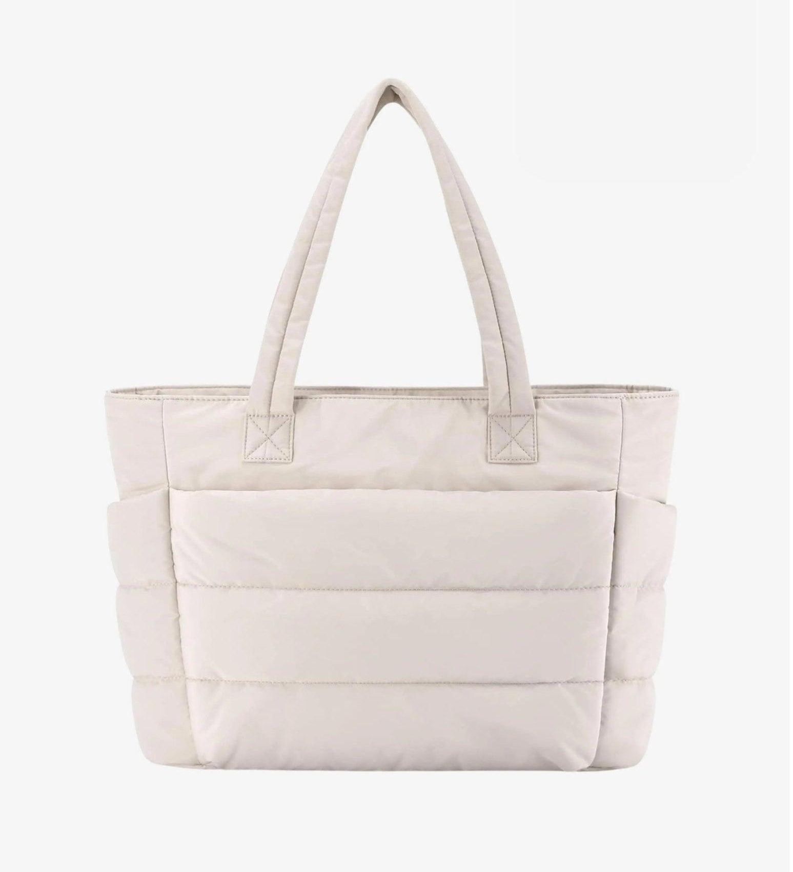 Quilted Padded Everyday Handbag – Spacious Shoulder Tote