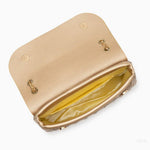 Silver Crystal Embellished Evening Clutch – Glam Chain Shoulder Bag