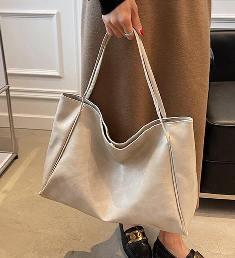 Soft Slouchy Shoulder Tote — Elegant, spacious, and effortlessly chic