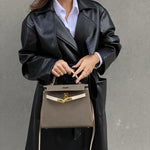 Structured Top Handle Handbag – Iconic Elegance & Timeless Design